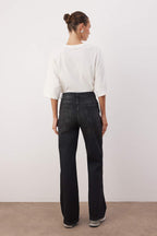 Trendyolmilla Ekru Yüksek Bel Wide Leg Jeans TWOSS24JE00080