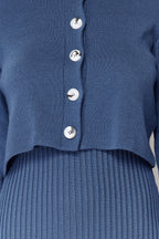 Indigo Düz Midi Elbise TWOSS23EL00738