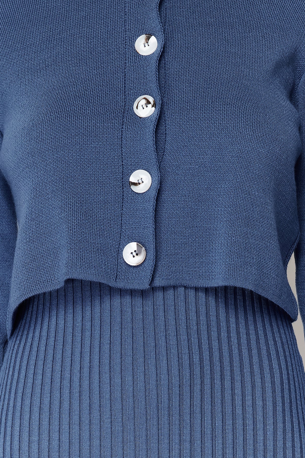 Indigo Düz Midi Elbise TWOSS23EL00738