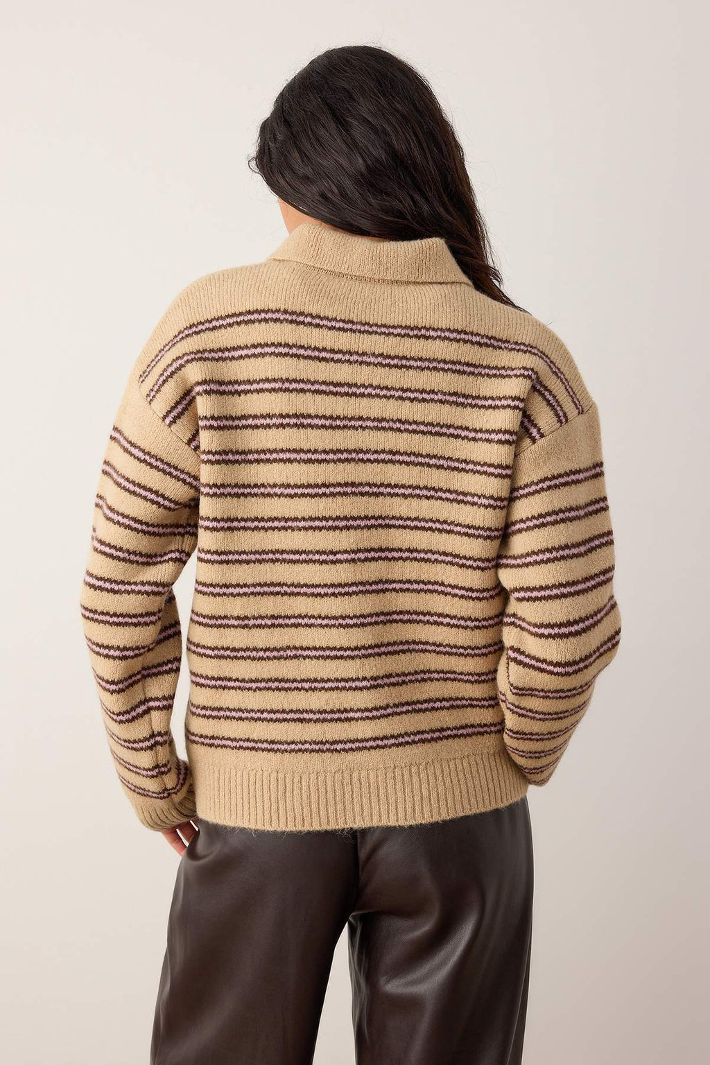 Trendyolmilla Wardrobe Essentials Camel*001 Basic Geniş Kalıp Özel İplikli Triko Kazak | TWOAW26KZ00072