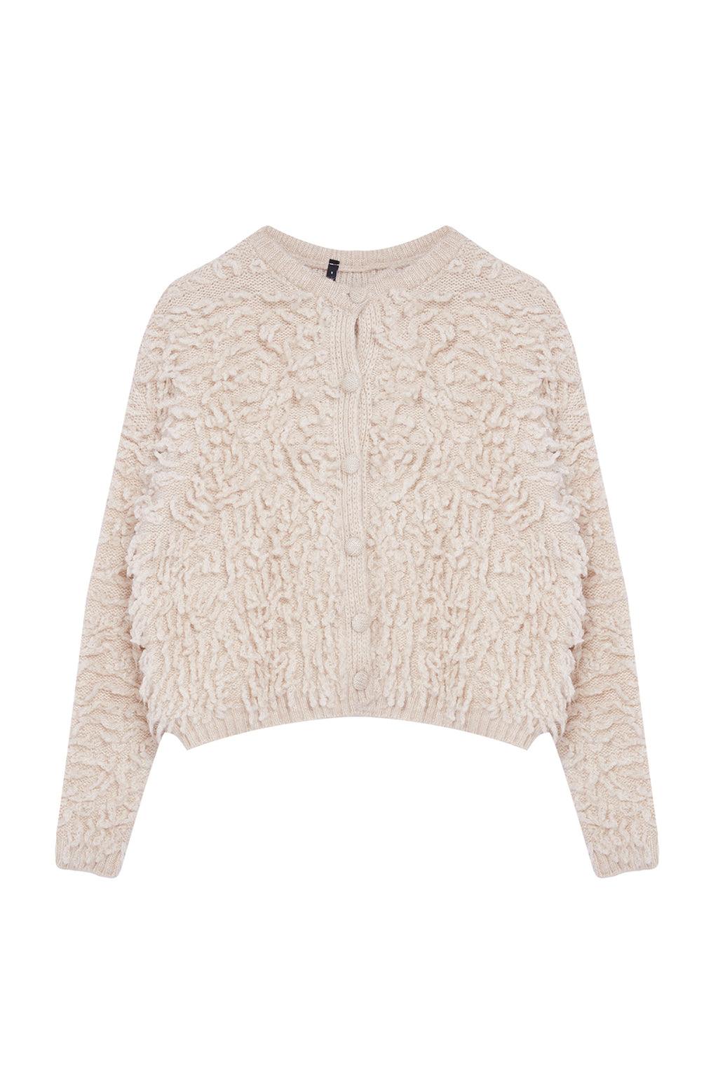 Trendyolmilla Taba Yumuşak Dokulu Püsküllü Mont Triko Hırka TWOAW25HI00190