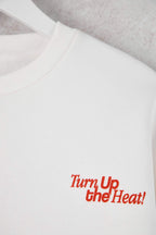 Teen Ekru Sırt Domates Baskılı Oversize/Geniş Kalıp Örme Sweatshirt TWOAW26SW00188