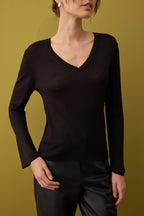 Trendyolmilla Antrasit  V Yaka Basic Triko Kazak TWOAW26KZ00101