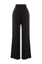Trendyolmilla Ekru Wide Leg/Geniş Paça Yüksek Bel Dokuma Kumaş Pantolon TWOAW22PL0066
