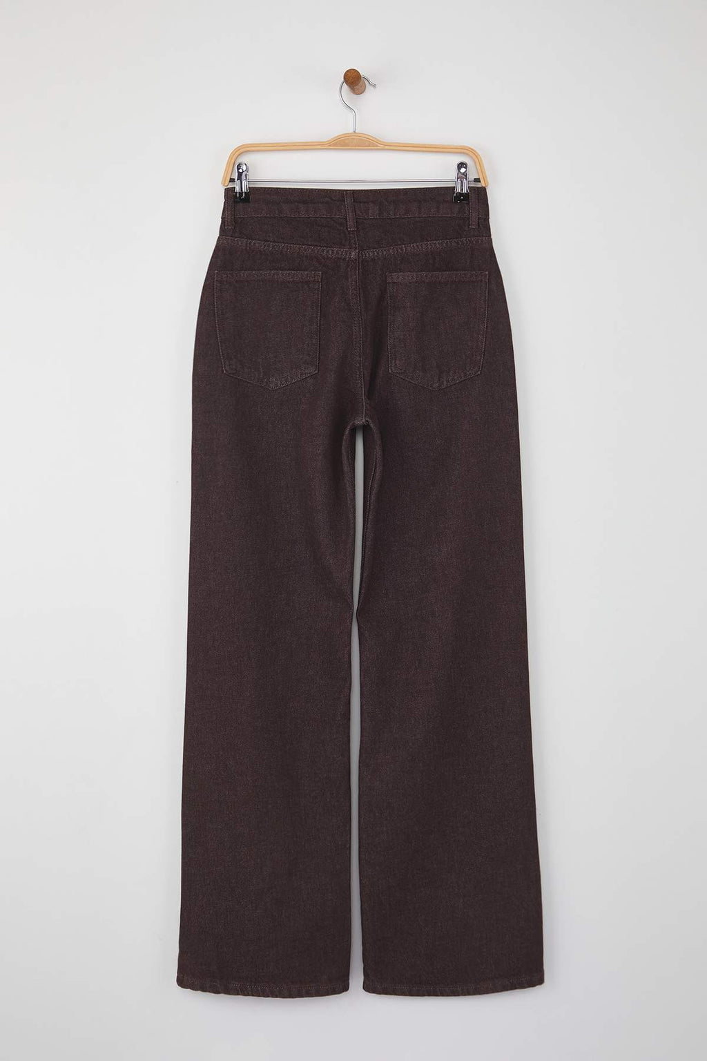 Trendyolmilla Koyu Mavi Yüksek Bel Geniş Paça Wide Leg Jeans TWOAW26JE00119