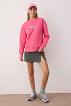 Trendyolmilla Siyah Animal Nakışlı Regular/Normal Kalıp Kalın İçi Polarlı Örme Sweatshirt TWOAW24SW00196