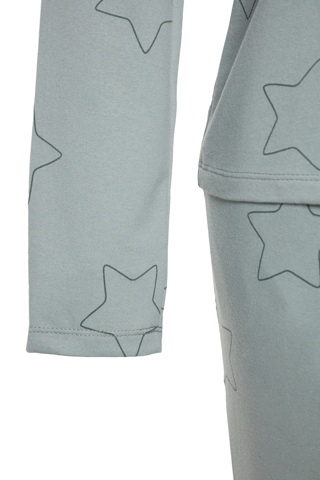 Mint %100 Pamuklu Yıldızlı Örme Pijama Takımı THMAW24PT00234