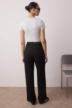 Trendyolmilla Vizon Wide Leg/Geniş Paça Pilili Dokuma Pantolon TWOAW22PL0475
