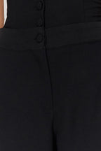 Trendyolmilla Ekru Korse Detaylı Dokuma Pantolon TPRSS23PL00033