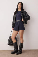 Trendyolmilla Koyu Kahverengi Şort & Bermuda TWOAW21SR0037