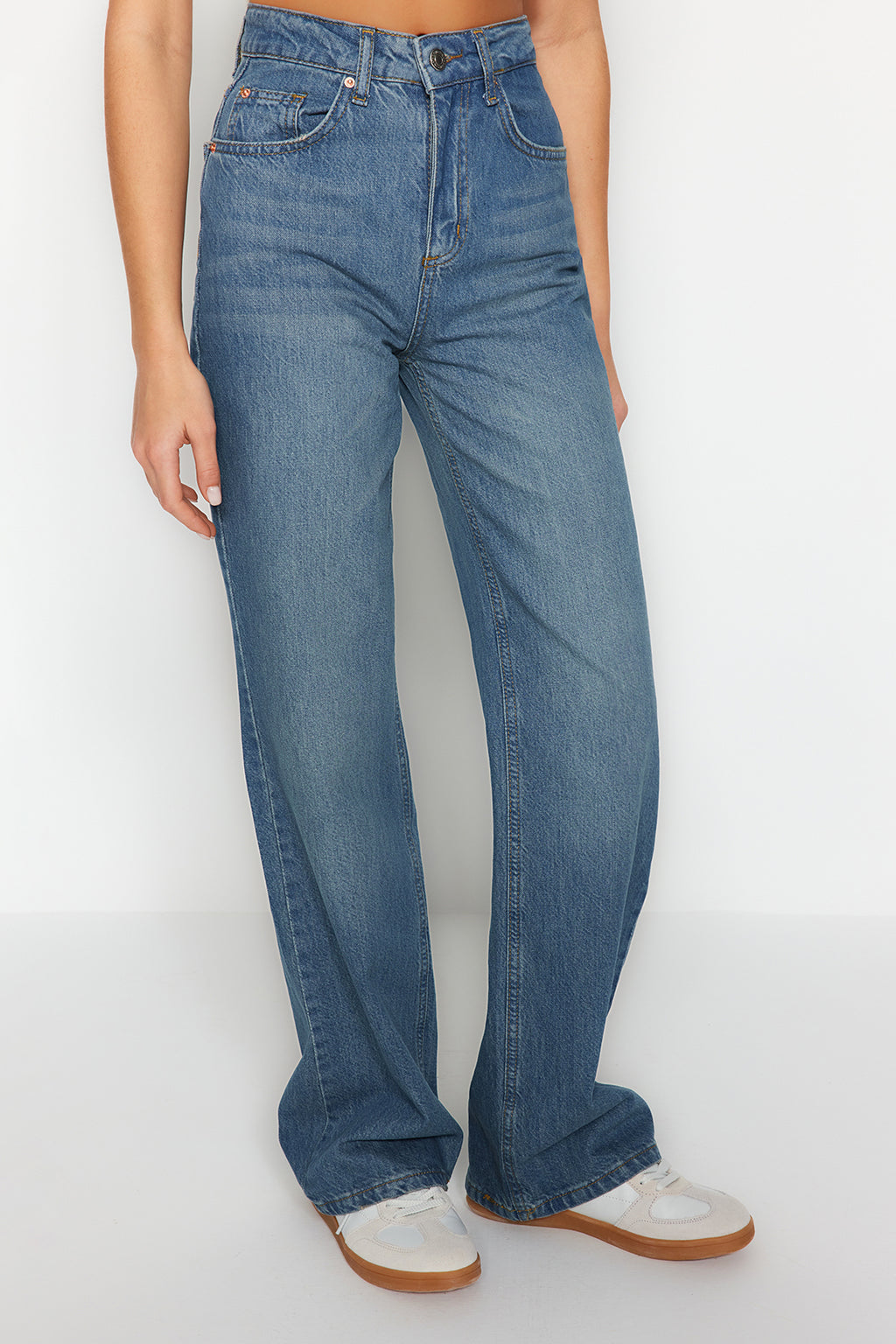 Mavi More Sustainable Yüksek Bel Wide Leg Geniş Paça %100 Pamuk Non-Stretch Jeans TWOSS24JE00020