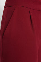 Trendyolmilla Lacivert Wide Leg/Geniş Paça Dokuma Kumaş Pantolon TWOAW22PL0139