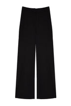 Trendyolmilla Siyah Wide Leg/Geniş Paça Yüksek Bel Dokuma Kumaş Pantolon TWOSS23PL00314