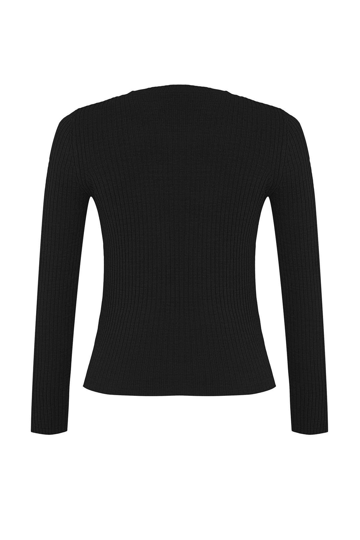 Trendyolmilla Siyah-Çok Renkli İkili Paket Triko Kazak TWOAW22KZ1766