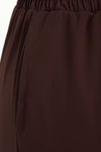 Trendyolmilla Antrasit Wide Leg/Rahat Kesim Yüksek Bel Esnek Pantolon TWOSS23PL00129