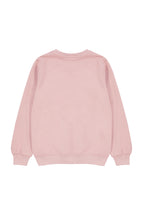 Trendyolmilla Lila Kız Çocuk Mevsimlik-İnce Kedi Desenli Örme Sweatshirt TKDAW25SW00008