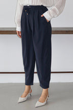 Trendyolmilla Açık Haki Şalvar/Harem Bağcıklı Pantolon TWOSS25PL00126