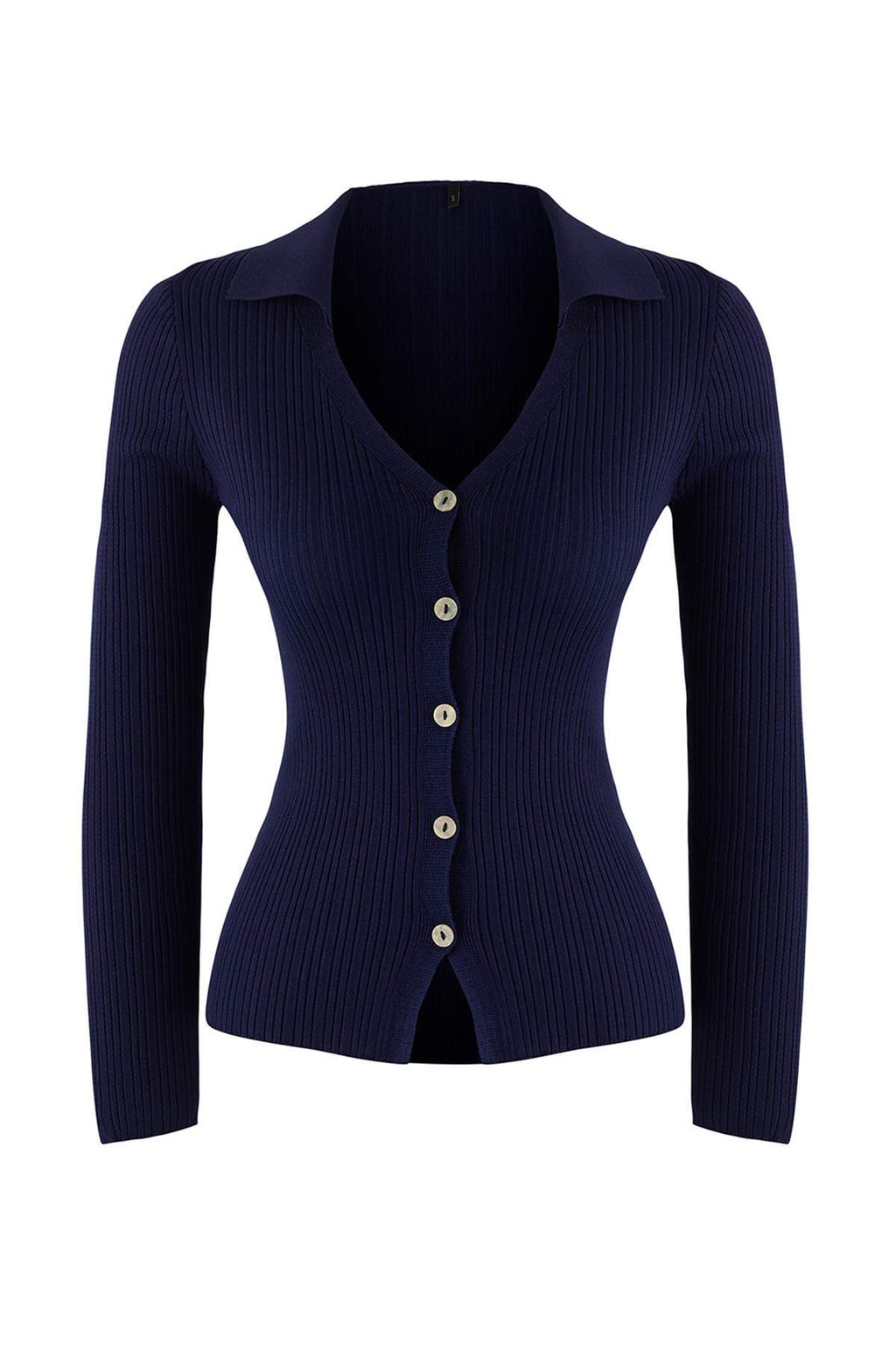 Trendyolmilla Wardrobe Essentials Yağ Yeşili Fitted/Vücuda Oturan Merserize Görünümlü Triko Hırka TWOAW26HI00113