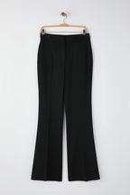 Trendyolmilla Siyah Limited Edition Flare Kalıp Bootcut Kumaş Pantolon TWOAW26PL00056