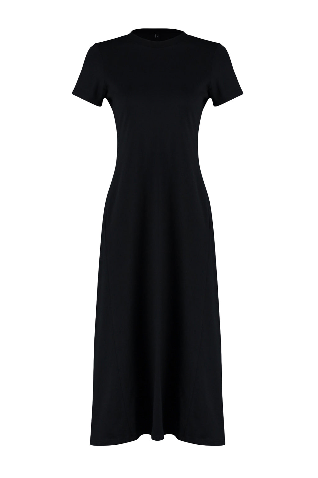Trendyolmilla Haki Cepli Bisiklet Yaka A-Line Örme Midi Elbise TWOSS24EL00169