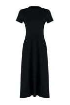 Trendyolmilla Haki Cepli Bisiklet Yaka A-Line Örme Midi Elbise TWOSS24EL00169