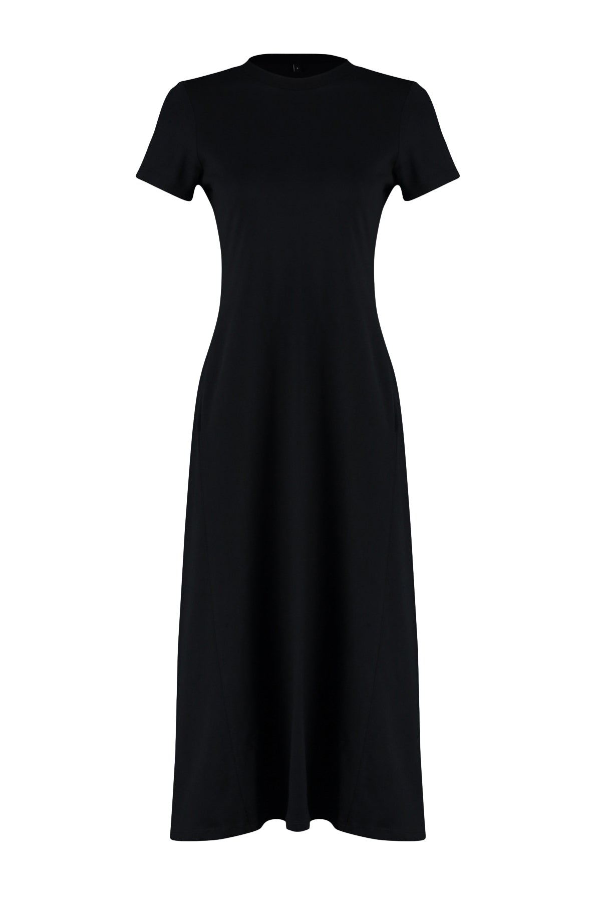 Trendyolmilla Haki Cepli Bisiklet Yaka A-Line Örme Midi Elbise TWOSS24EL00169