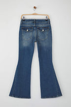 Mavi Dikiş Detaylı Düşük Bel Comfort/Esnek Flare Jeans TWOAW26JE00043