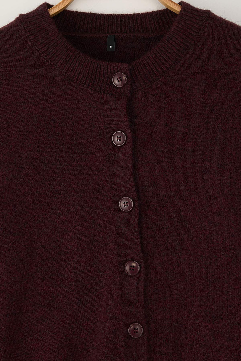 Trendyolmilla Wardrobe Essentials Hardal Alpaka Yünü Karışımlı Geniş Kalıp Triko Hırka | TWOAW26HI00089