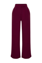 Trendyolmilla Ekru Wide Leg/Geniş Paça Yüksek Bel Dokuma Kumaş Pantolon TWOAW22PL0066