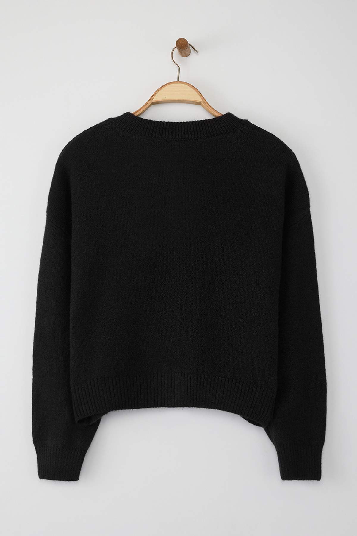 Trendyolmilla Wardrobe Essentials Hardal Alpaka Yünü Karışımlı Geniş Kalıp Triko Hırka | TWOAW26HI00089