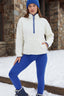 Trendyolmilla Beyaz Peluş Örme Spor Sweatshirt THMAW23SW00021