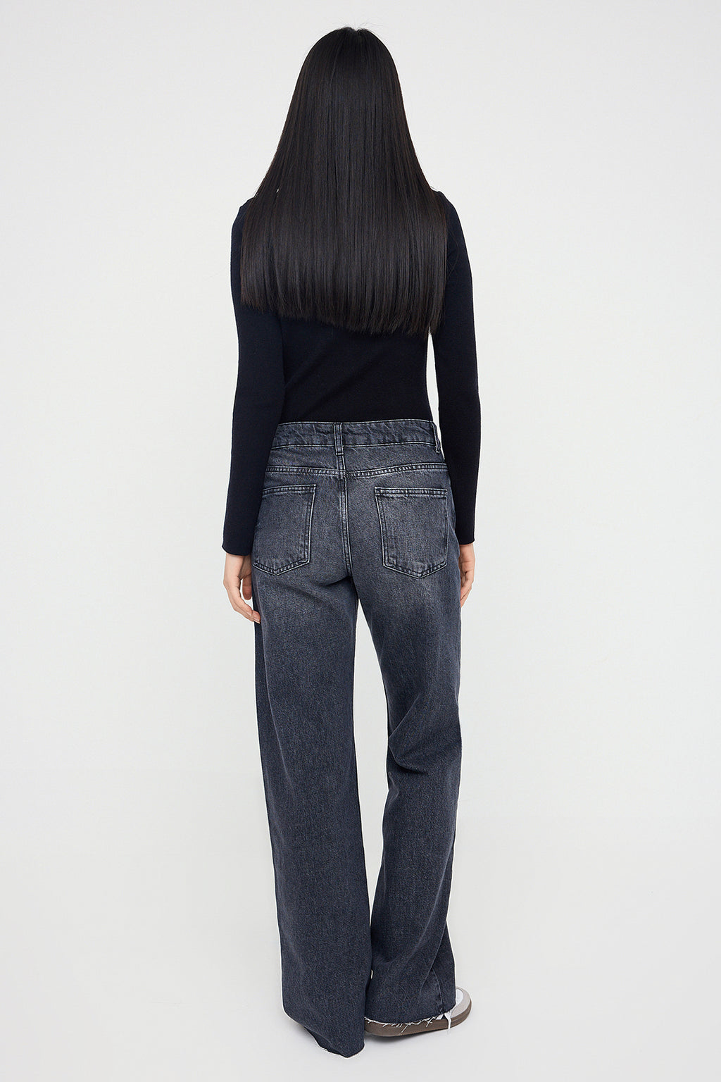 Trendyolmilla Mavi Normal Bel Geniş Paça Wide Leg Jeans TWOAW26JE00078