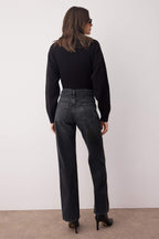 Trendyolmilla Antrasit Yüksek Bel Geniş Paça Wide Leg Jeans TWOAW26JE00083