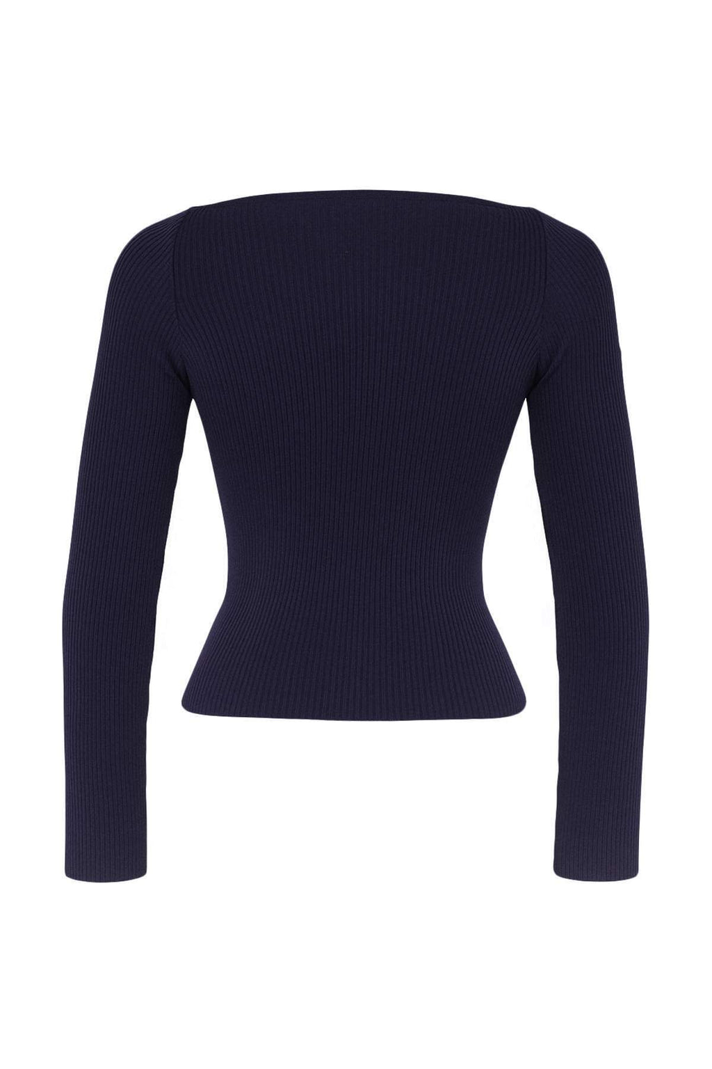 Trendyolmilla Antrasit Kruvaze Büzgü Detaylı Triko Kazak TWOAW23KZ00828