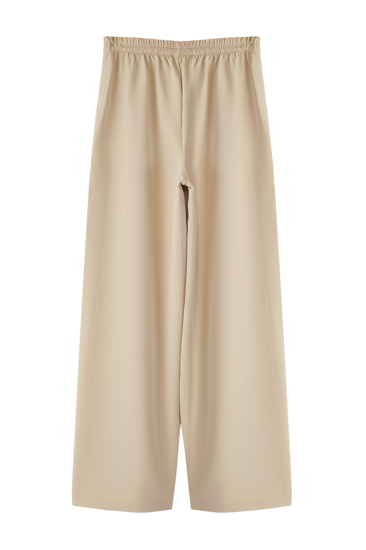 Trendyolmilla Taş Wide Leg/Geniş Paça Yanları Düğmeli Dokuma Kumaş Pantolon TWOSS20PL0398