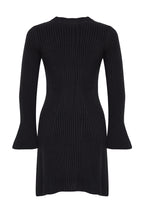 Trendyolmilla Siyah Mini Triko A-Line Formda Elbise TWOAW25EL00030
