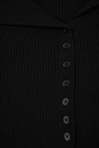 Trendyolmilla Siyah Merserize Görünümlü Premium İplik/Özel İplik Fitted/Vücudu Saran Triko Hırka TWOAW25HI00254