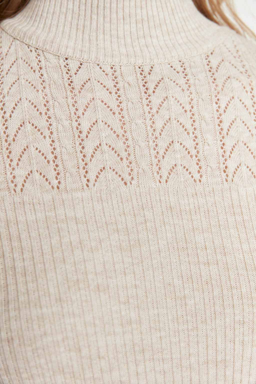 Taş Ajurlu/Delikli Triko Kazak TWOAW21KZ0934