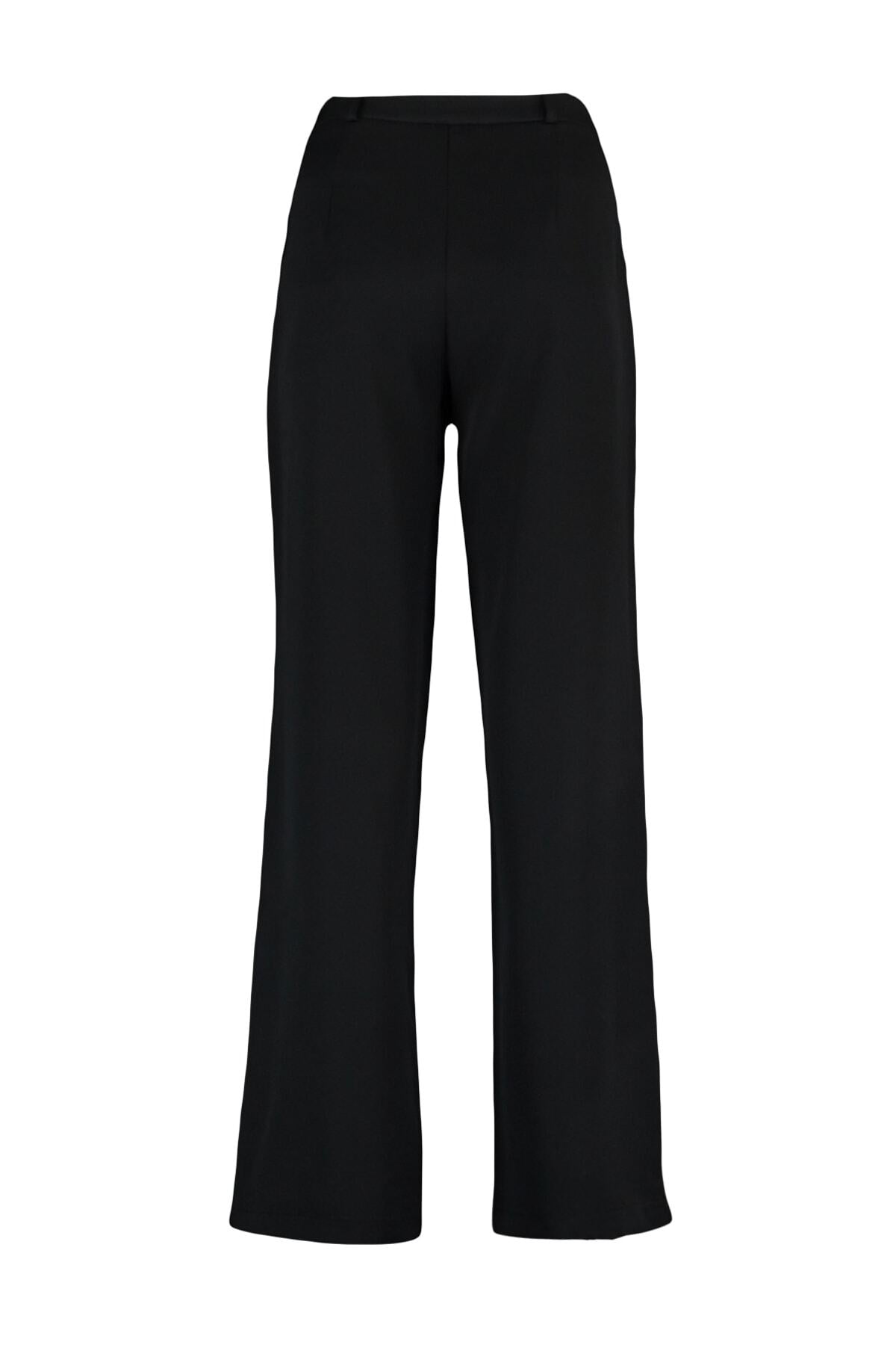 Trendyolmilla Vizon Wide Leg/Geniş Paça Pilili Dokuma Pantolon TWOAW22PL0475