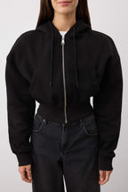 Trendyolmilla Gri Melanj Regular/Normal Kalıp Kapüşonlu Kalın içi Polarlı Örme Sweatshirt TWOAW25SW00068