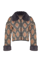 Trendyolmilla Siyah Çıkartılabilir Suni Kürklü Simli Crop Triko Hırka TWOAW24HI00043