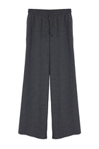 Premium Antrasit Wide Leg Esnek Örme Pantolon TWOSS24PL00054