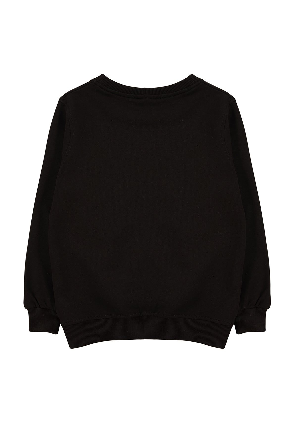 Trendyolmilla Lila Kız Çocuk Mevsimlik-İnce Kedi Desenli Örme Sweatshirt TKDAW25SW00008