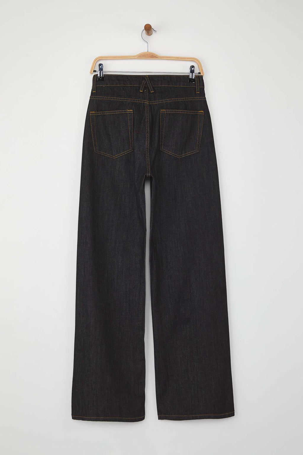 Siyah Yüksek Bel Geniş Paça Wide Leg Jeans TWOAW26JE00070