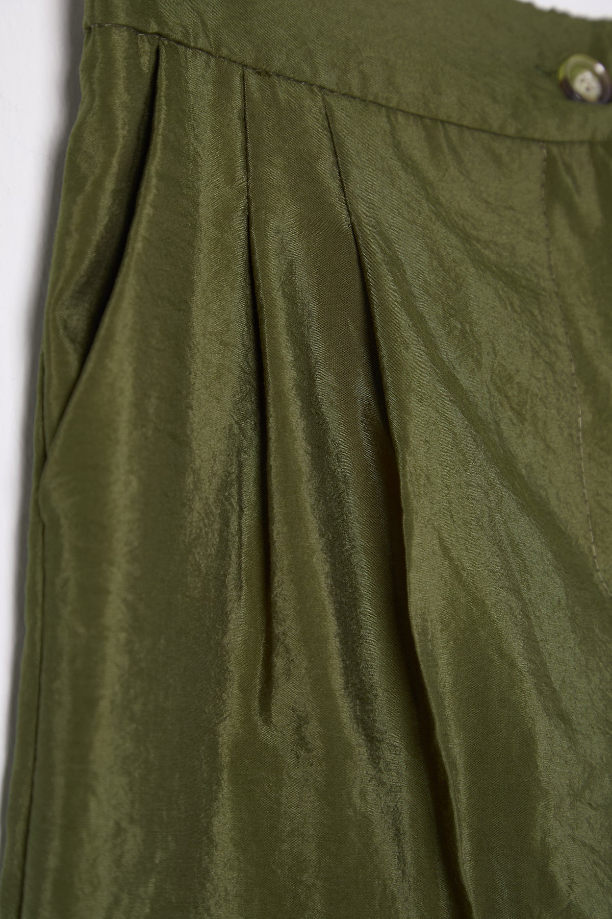 Trendyolmilla Bej Yumuşak Tuşeli Wide Leg/Geniş Paça Dokuma Pantolon TWOSS25PL00004