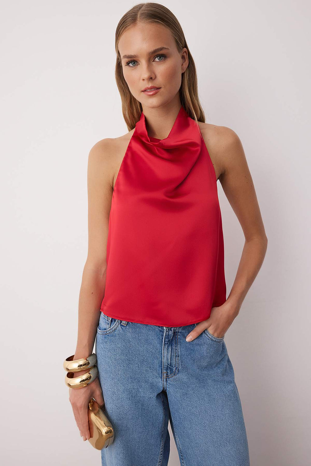 Trendyolmilla Siyah-Beyaz Animal Zebra Desenli Saten Degaje Party Bluz TPRAW26BZ00003