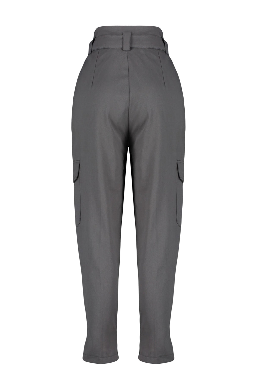 Gri Kemerli Kargo Dokuma Pantolon TWOSS21PL0138