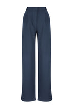 Trendyolmilla Lacivert Bol Paça Dokuma Pantolon TPRAW23PL00016