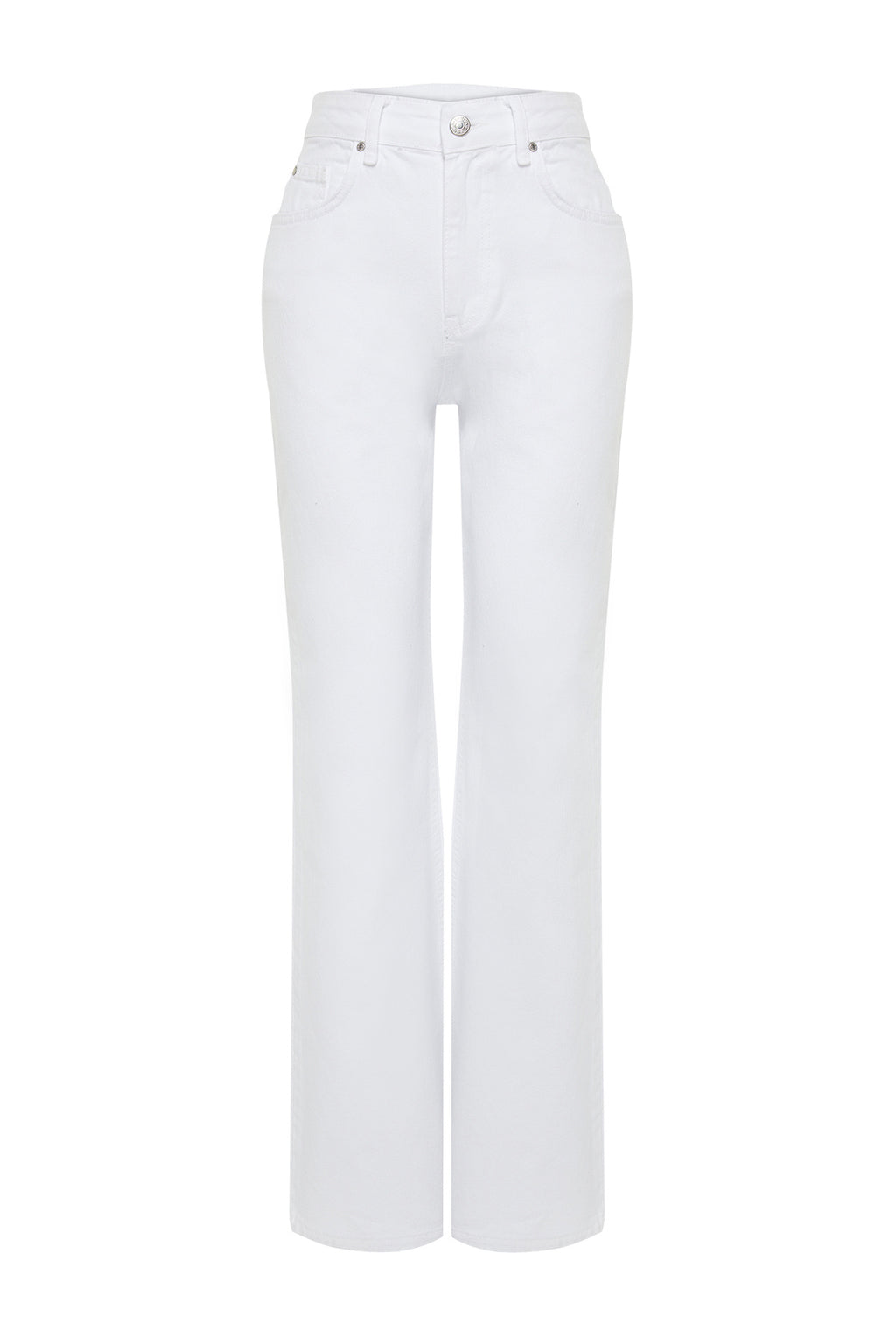 Trendyolmilla Açık Mavi Yüksek Bel Wide Leg Jeans TWOSS24JE00140