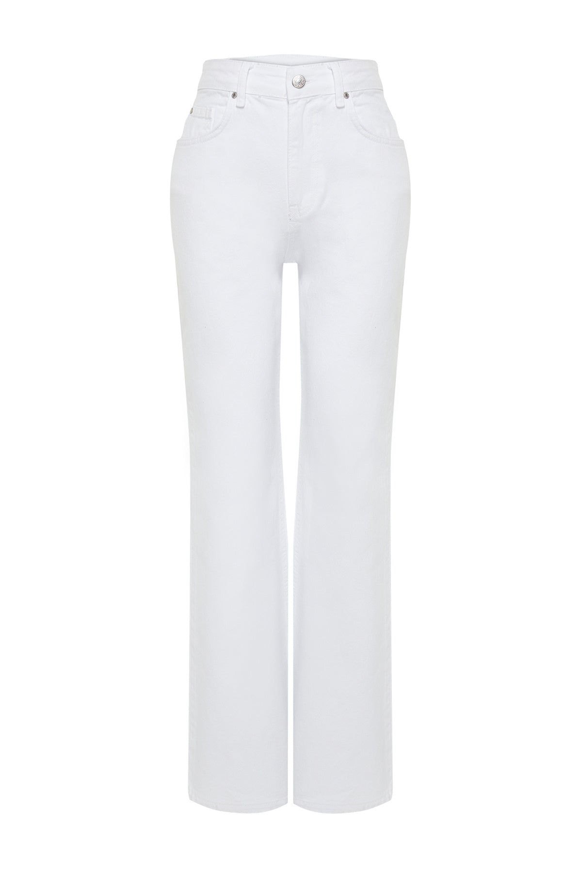 Trendyolmilla Açık Mavi Yüksek Bel Wide Leg Jeans TWOSS24JE00140